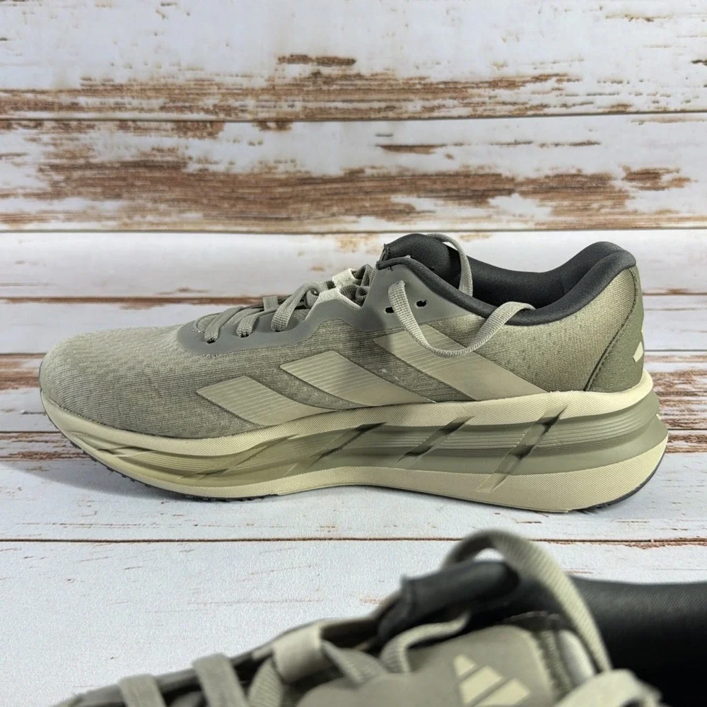 New Adidas Adistar 3 Mens 12 Running Sneakers Silver Pebble Grey No Box
